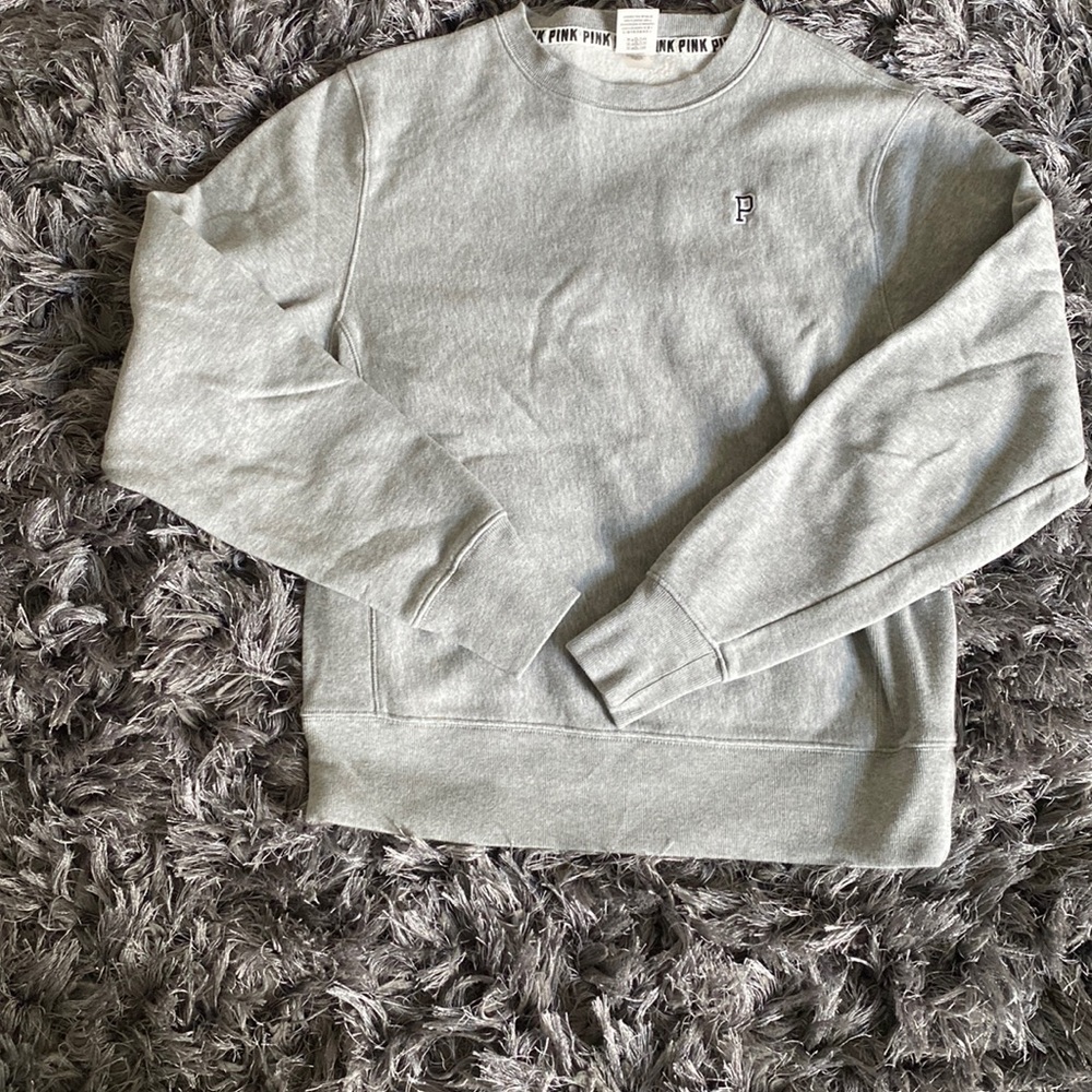 Pink Victoria Secret oversized crew neck